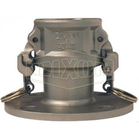 Dixon EZ Boss-Lock Cam and Groove Coupler, Coupler x Class 150 Flange End Style, 316 SS, Domestic RDL200EZ